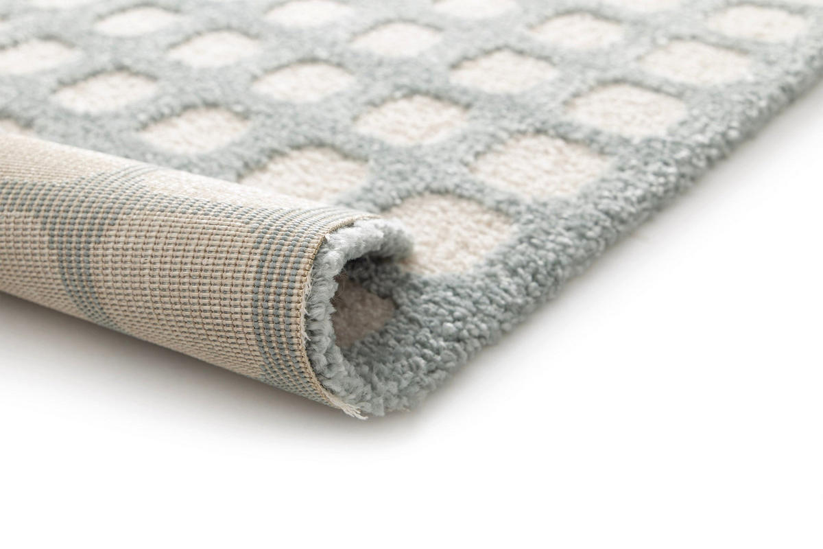 TEPPICH sehr weich mit Relief-Effekt blau - Blau, Textil (200/290cm) - AFK Living