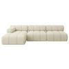 ECKSOFA modulares Sofa Razon-L2 - 285x160x70 cm Beige Bouclé - Beige, Holzwerkstoff/Textil (285/160cm) - ALTDECOR
