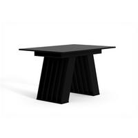 ESSTISCH TORSA Ausziehbar 120 - 160 / 80 x 75 cm - Schwarz, Holz (120/80/75cm) - MASSENO