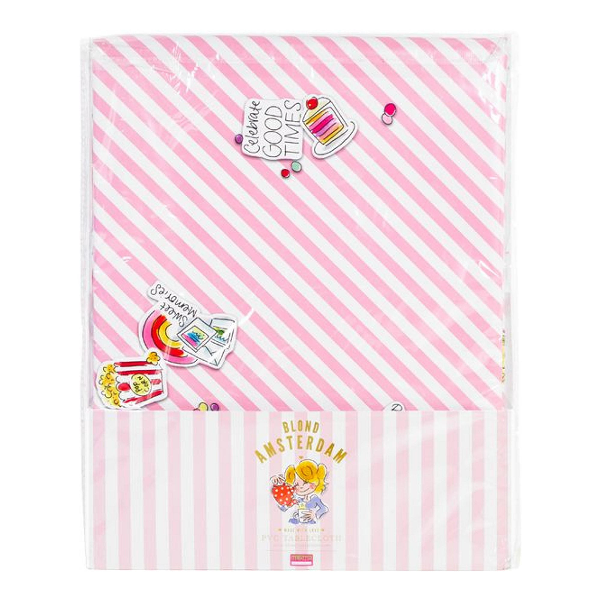 TISCHDECKE Rosa Muster in Rosa - 140 x 240cm - Pink, Kunststoff (29cm) - Blond Amsterdam
