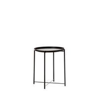 BEISTELLTISCH Maika Schwarz 42 cm x 52 cm - Schwarz, Metall (42/42/52cm)