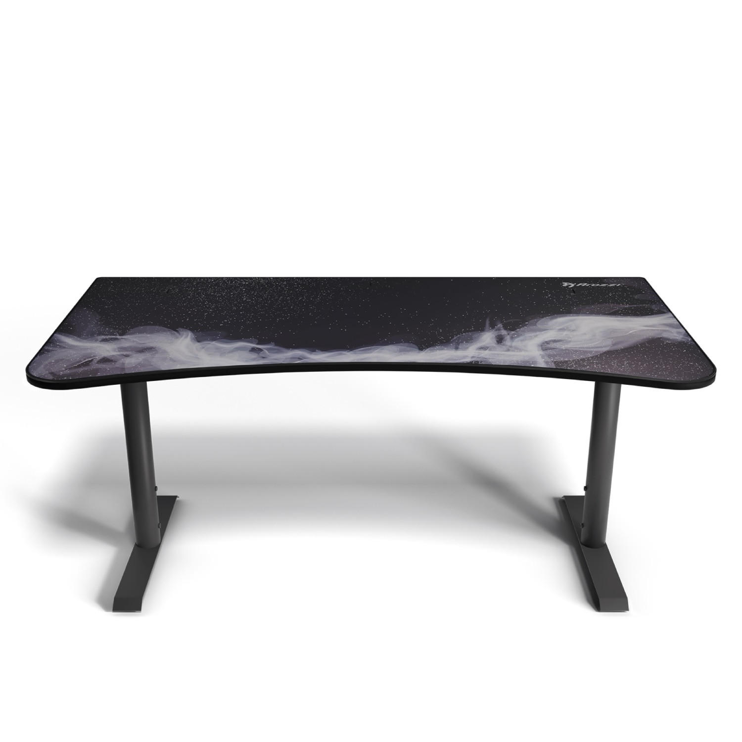 GAMINGTISCH Arena 160/82/71-81 cm Gunmetal - Galaxy - Dunkelgrau, Metall (82/160/71cm) - Arozzi