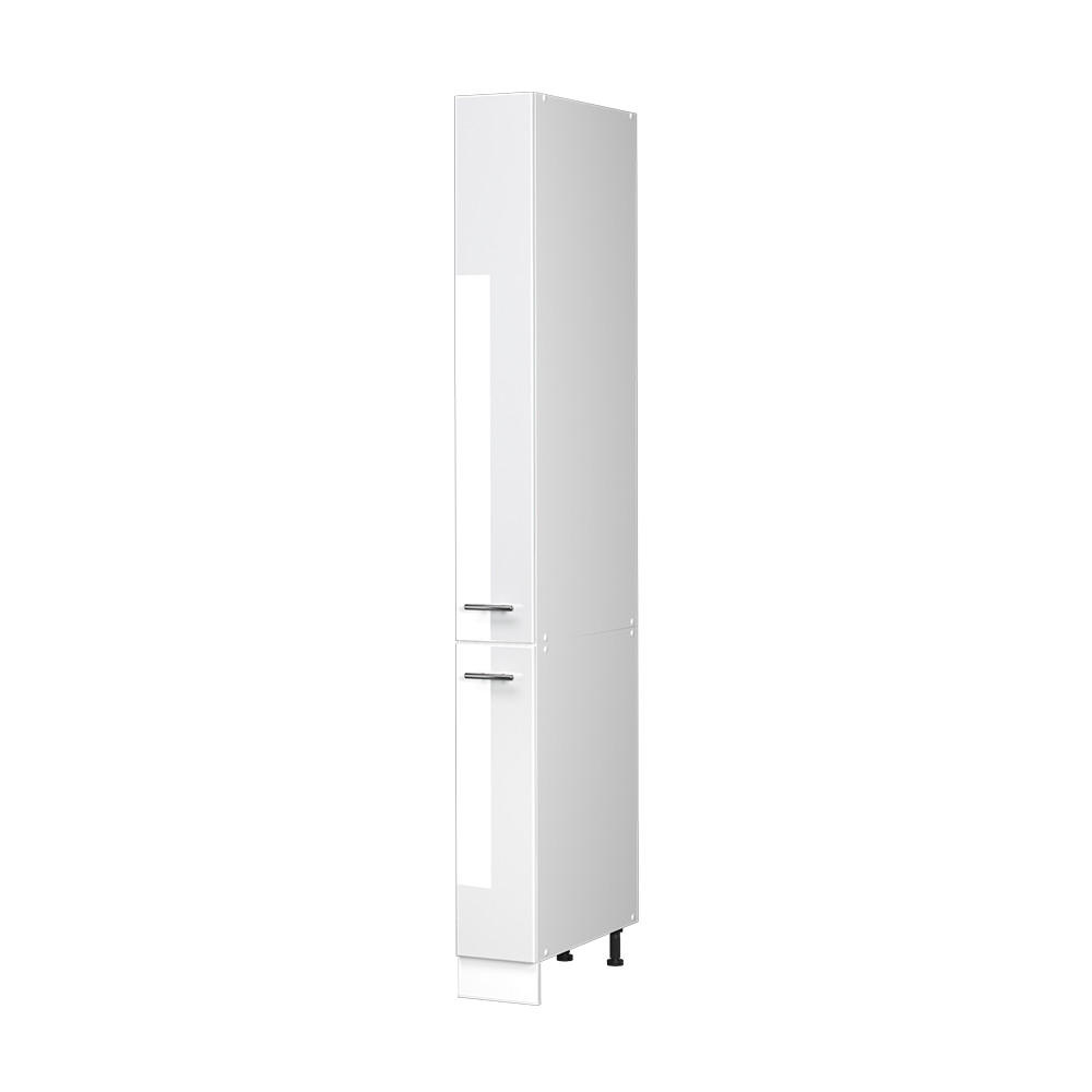 APOTEKARSKÅP Fame-Line, Vit högblank/Vit, 20 cm Vit högglans, Vit 206.8/20/58.1 cm