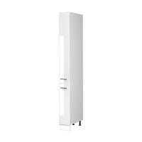 APOTHEKERSCHRANK Fame-Line, Weiß Hochglanz/Weiß, 20 cm - Weiß Hochglanz/Weiß, Holzwerkstoff (20/206.8/58cm) - Vicco