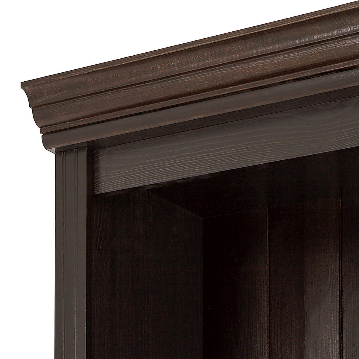 REGALWAND - Kiefer massiv, Typ A - Braun, Holz (148/223/37cm) - home24