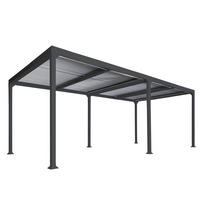 PERGOLA Alu 224x600x300cm Anthrazit - Anthrazit, Metall (600/224/300cm) - BERLINLODGE