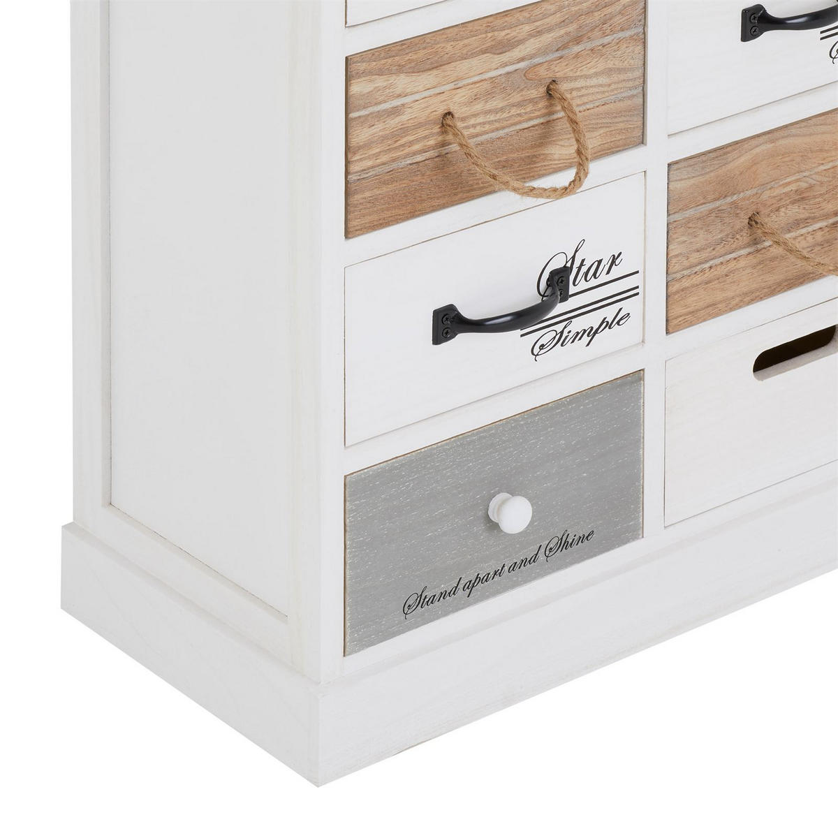 KOMMODE SALVA - Weiß, Holz (53/64/27cm) - CARO-Möbel
