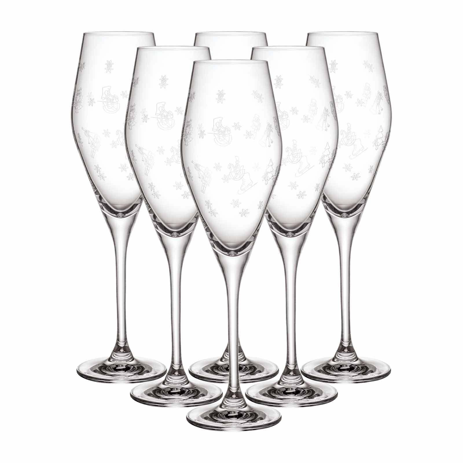 SEKTGLÄSER Toy's Delight transparent 260 ml 6er Set - Transparent, Glas (0.26L) - Villeroy & Boch