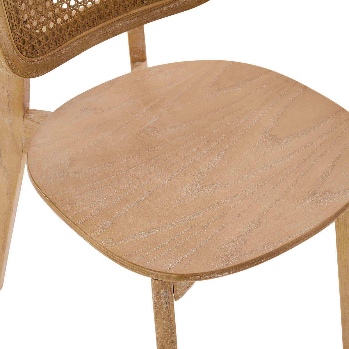 STÜHLE 2-tlg., Holz - Eichefarben, Holz (45/78/42cm) - Oviala