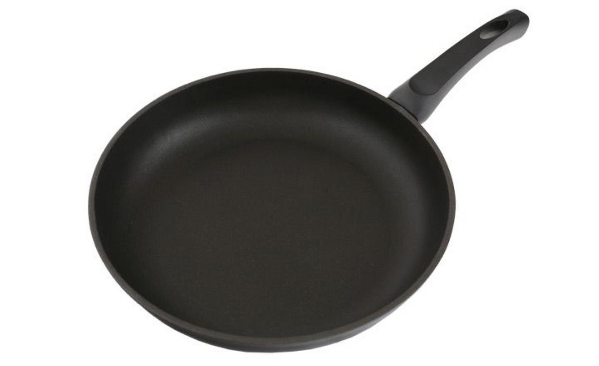 BRATPFANNE Basic-Line 20 cm ø, 4,5 cm h, 1 l - Schwarz, Metall (20cm) - BAF