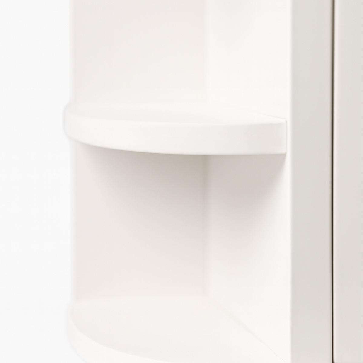 SPIEGELSCHRANK - Weiß, Glas/Holzwerkstoff (61/58/18cm) - Relaxdays