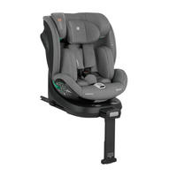KINDERSITZ i-Twist i-Size dunkelgrau (40-150 cm) Gruppe 0+/1/2/3 Stützbein Isofix - Grau, Kunststoff (43/62/55cm) - Kikka boo