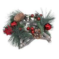 WEIHNACHTSSCHMUCK mit Platz für Kerze 20/8/20 cm - Multicolor, Holz (8/20/20cm) - Atmosphera Createur d´interieur