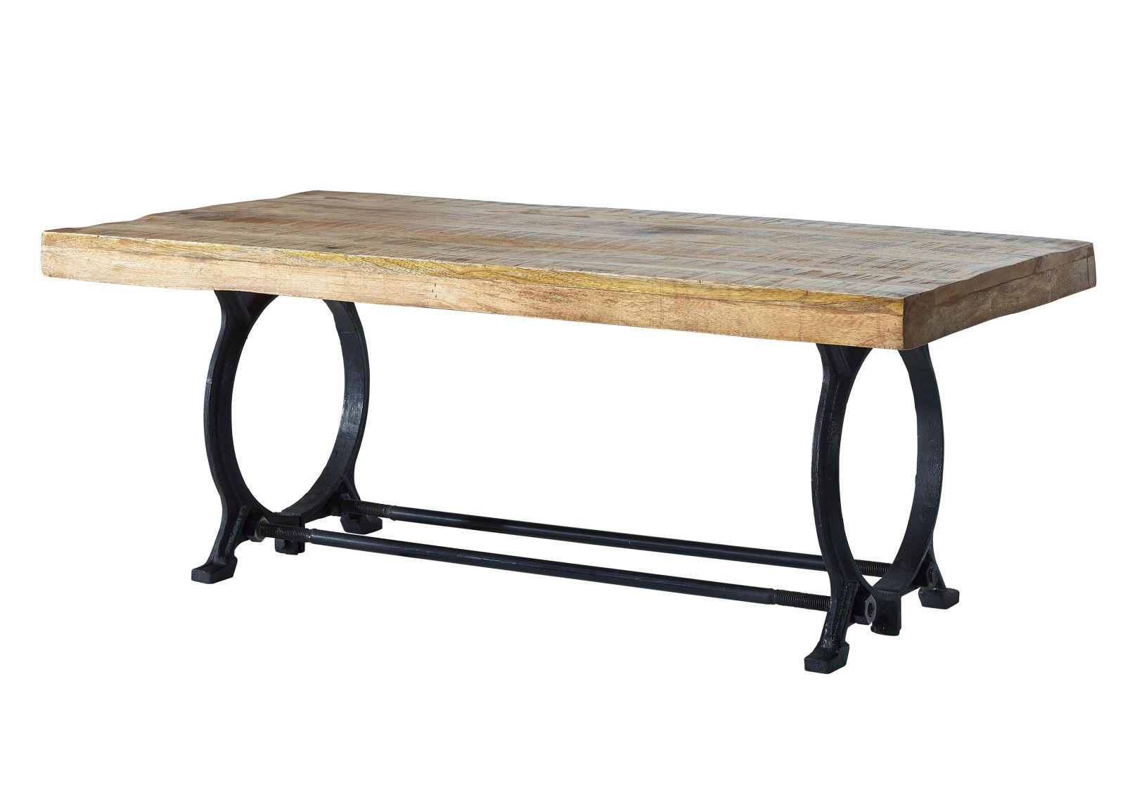 COUCHTISCH Altholz 120x60x45 lackiert INDUSTRIAL #35 - Naturfarben, Holz (60/120/45cm) - Massivmoebel24