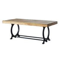 COUCHTISCH Altholz 120x60x45 lackiert INDUSTRIAL #35 - Naturfarben, Holz (60/120/45cm) - Massivmoebel24
