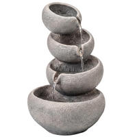 GARTENBRUNNEN Kunstharz Mehrfarbig - Multicolor, Kunststoff (35/32/50cm) - Outsunny