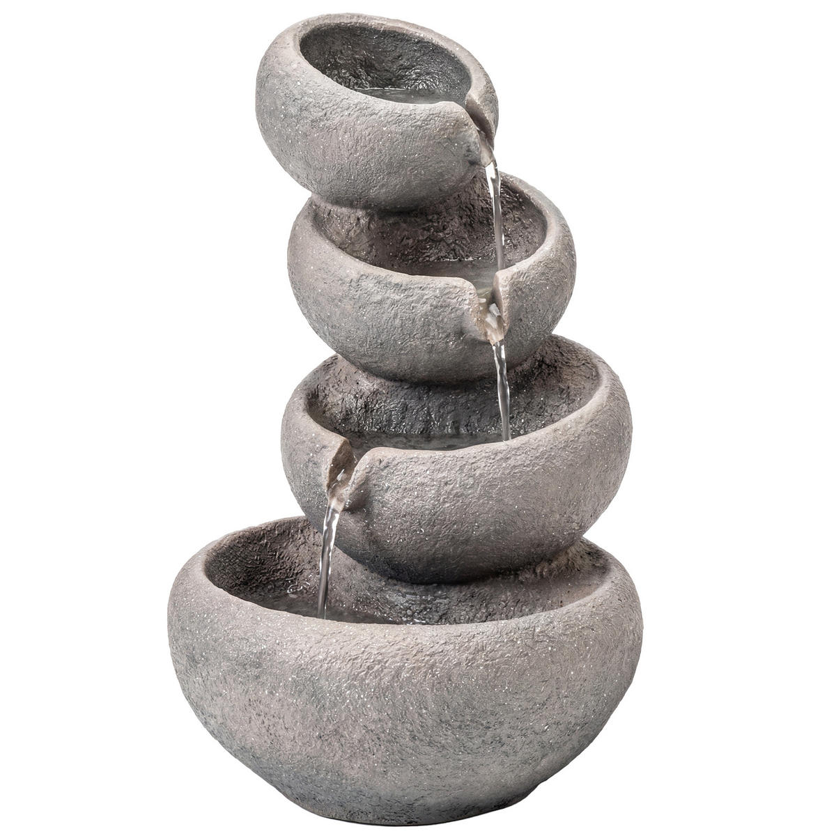 GARTENBRUNNEN Kunstharz Mehrfarbig - Multicolor, Kunststoff (35/32/50cm) - Outsunny