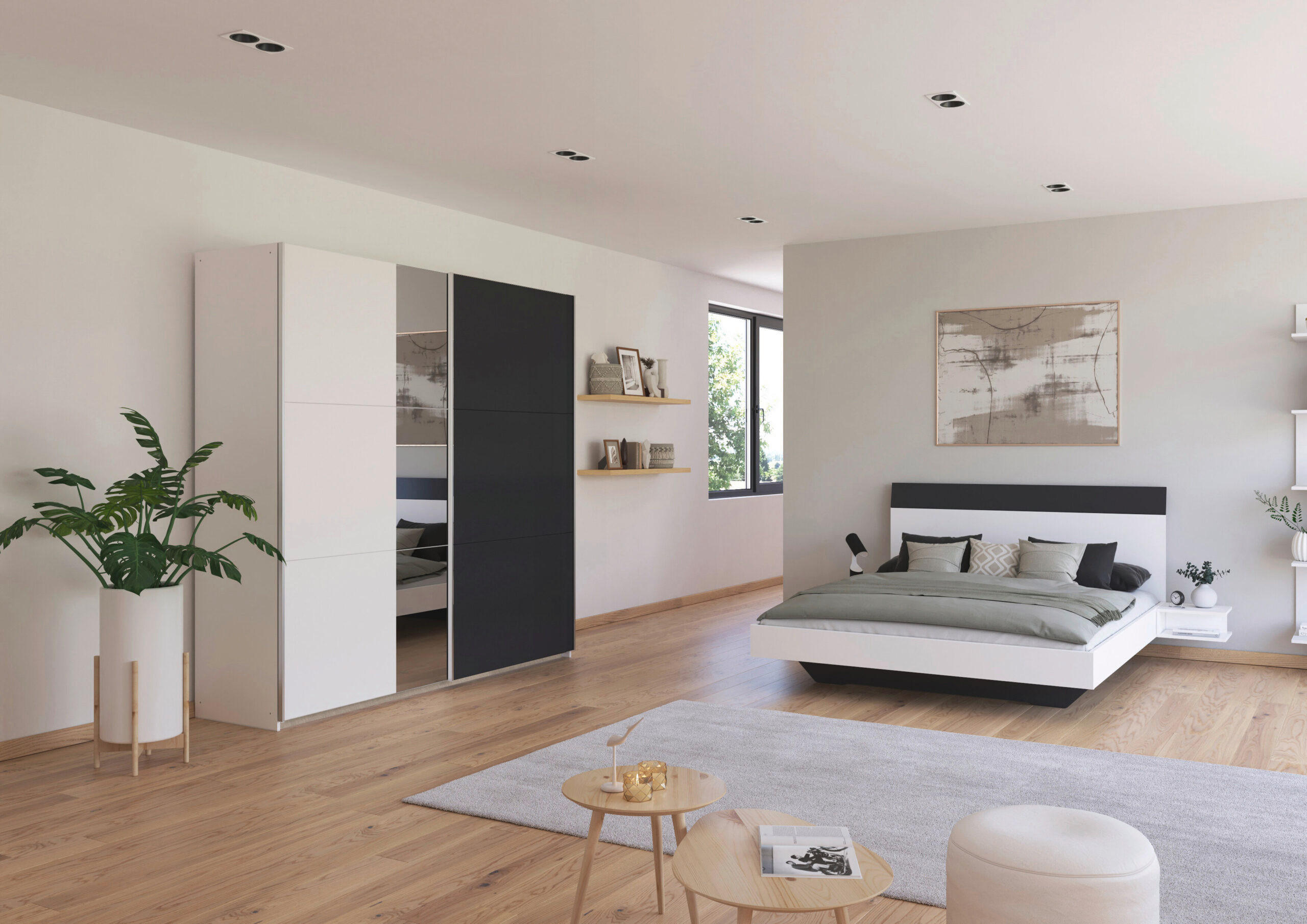 XXXLutz Schlafzimmer Weiß 80x200x120 cm