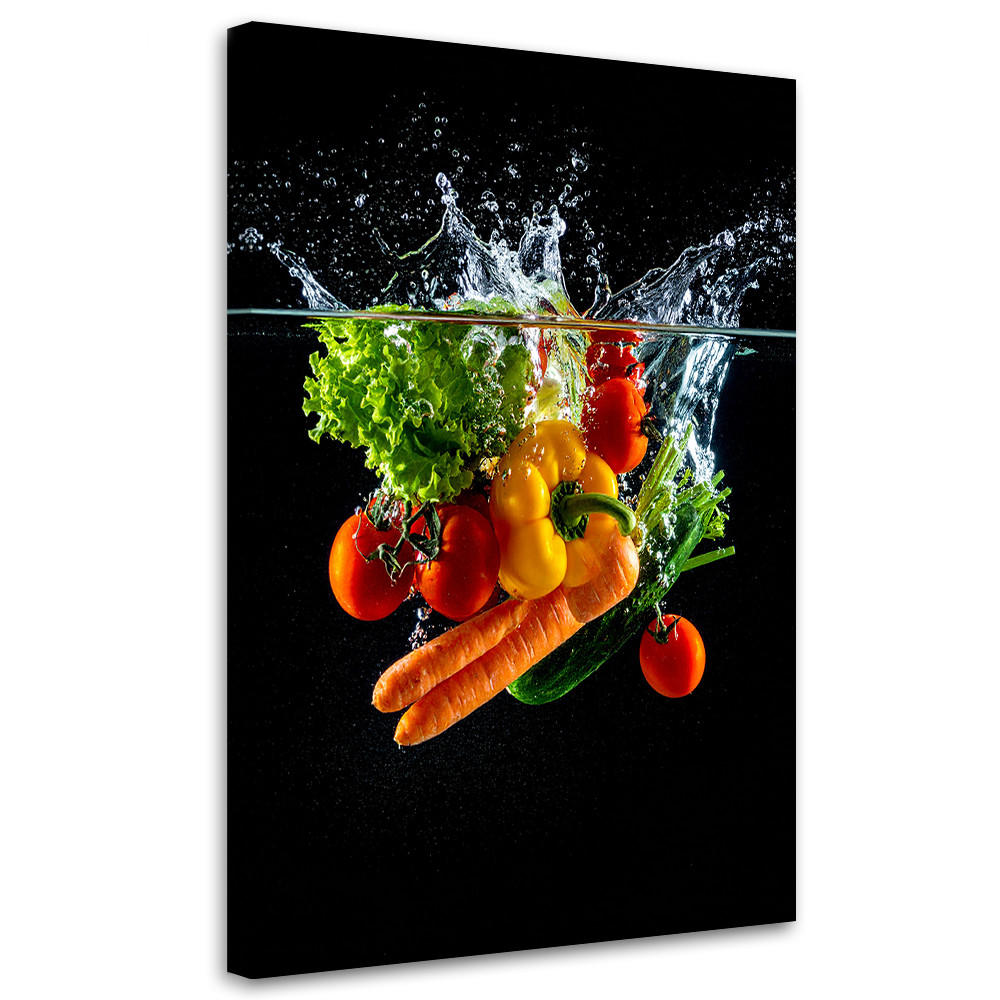 Feeby Wandbild, Mehrfarbig 60x90 cm