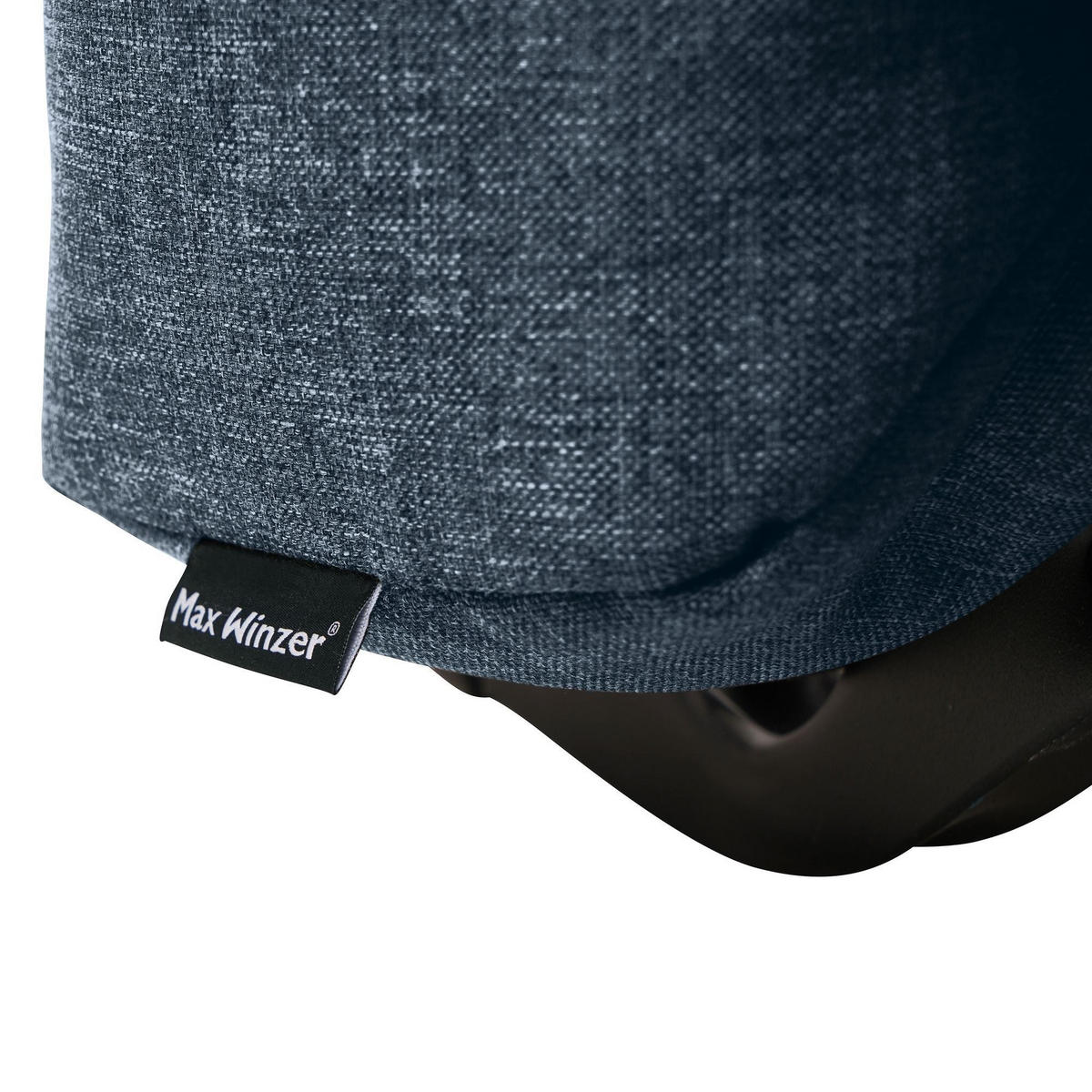 FALTSOFA Kalomira Bezug Flachgewebe Metall schwarz / blau - Blau, Kunststoff (145/84/100cm) - 58aufmkessel