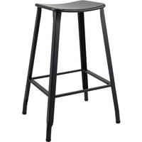 BARHOCKER Metall Schwarz - Schwarz, Metall (51/74/43cm) - CLP