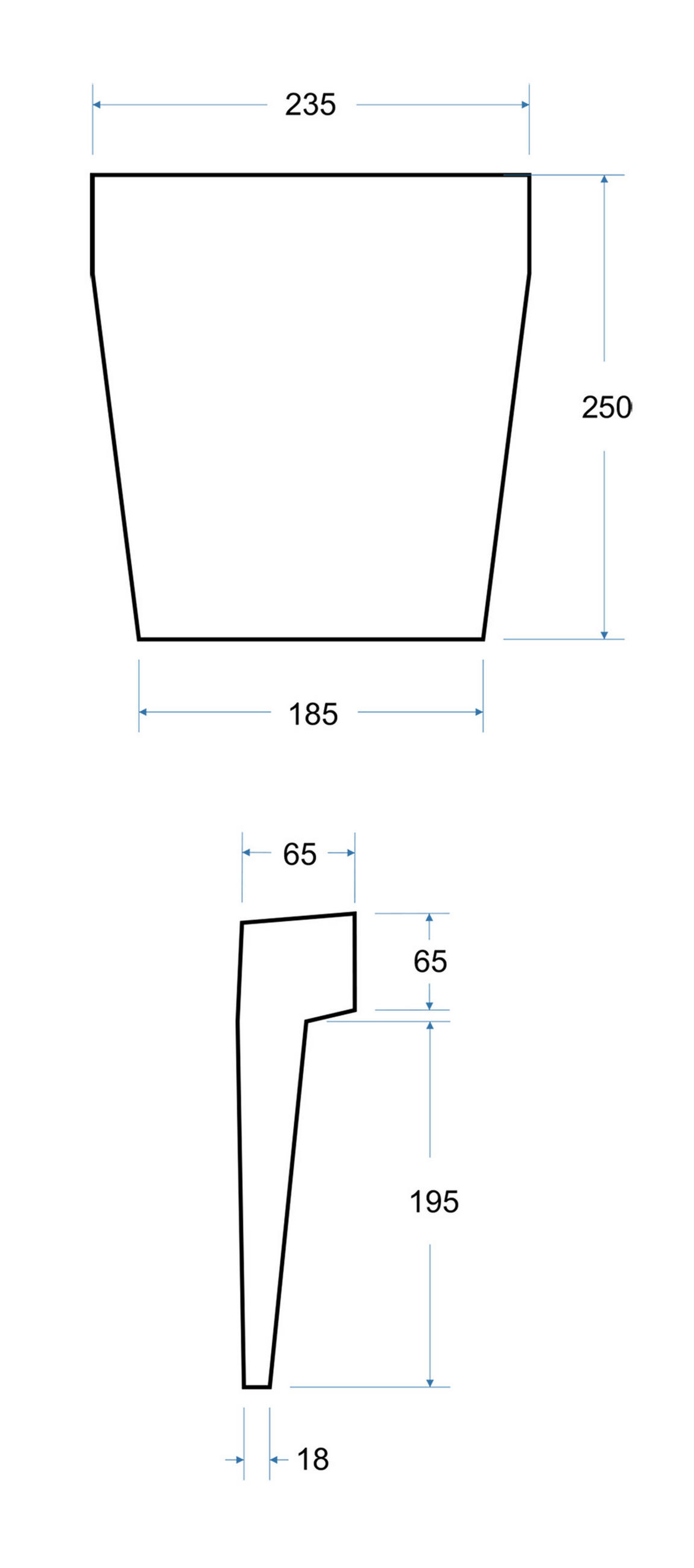 BADEWANNE Eckwanne RIMA 130/85 Links mit Styro und weißer Kopfstützen Ablauf Füße - Weiß, Kunststoff (85/58.5/130cm) - bad land