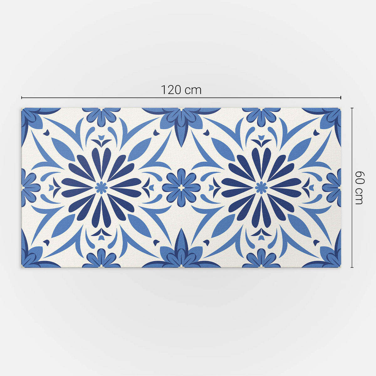 WANDPANEEL 120x60 cm selbstklebend Aeloria - Pastellblau, Kunststoff (60/1.6/120cm) - Wallfluent