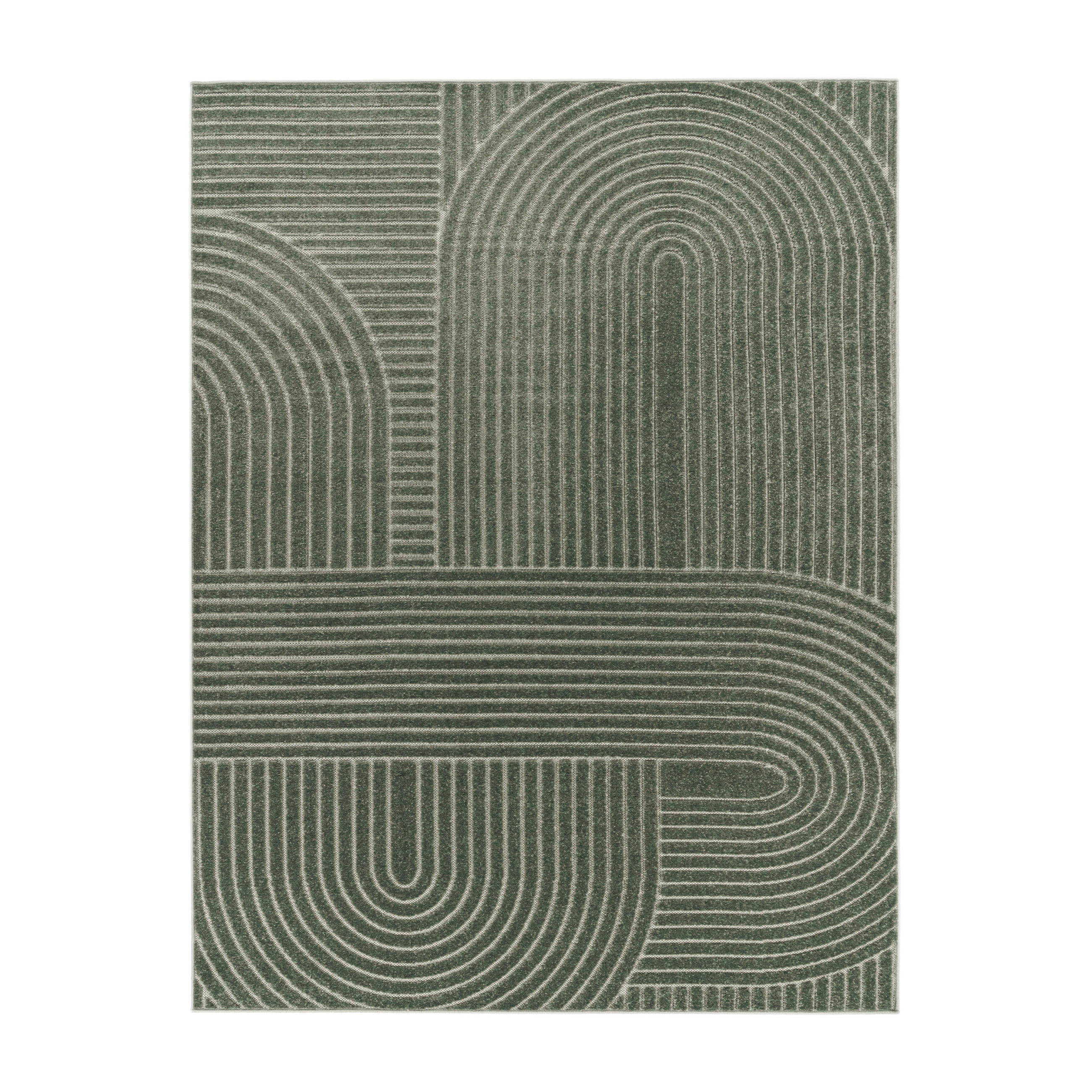 OUTDOORTEPPICH 160/220 cm Cotton 240 - Grün, Textil (160/220cm) - Paco Home