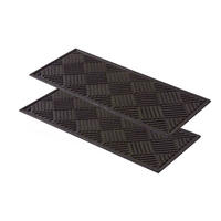 FUSSMATTE FÜR AUßEN DYNAMIC 2ER SET - Anthrazit, Textil (25/60cm) - Astra