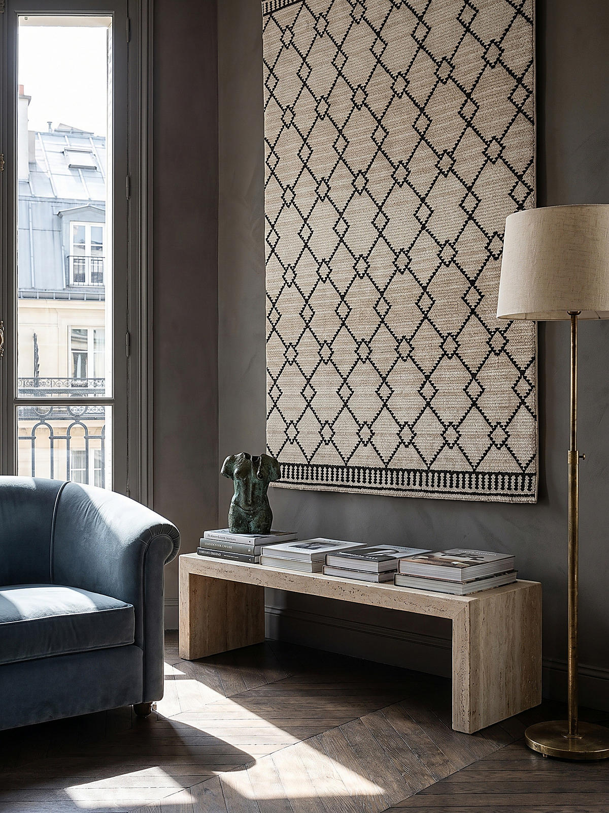 KURZFLORTEPPICH PERRAN, im Berber-Stil, Weiß, 200 x 300 cm - Weiß, Textil (200/300cm) - KADIMA DESIGN