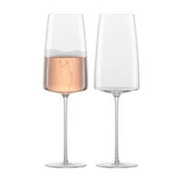 SEKTGLÄSER Simplify transparent 407 ml 2er Set - Transparent, Glas (0.407L) - Zwiesel Glas