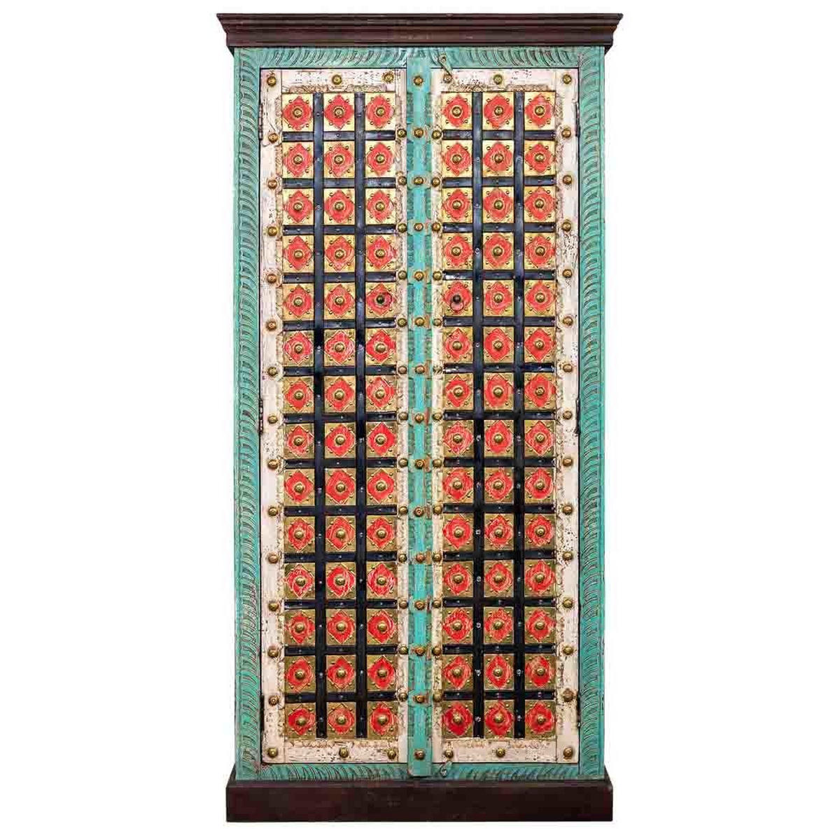 SCHRANK aus Holz 90x40x180 cm - Multicolor, Holz (90/180/40cm) - Wanderlust