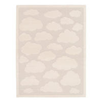 TEPPICH Design Relief-Effekt beige - Beige, Textil (120/170cm) - AFK Living