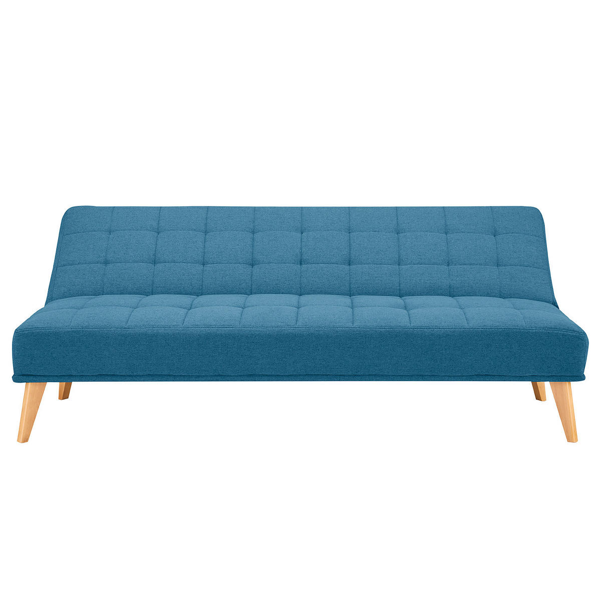SCHLAFSOFA - Blau, Holz/Birkenholz (180/81/86cm) - home24