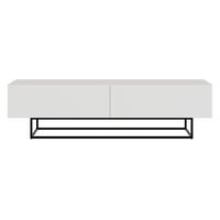 TV-SCHRANK Veldio Weiß Schwarz 175 cm - Schwarz/Weiß, Holzwerkstoff/Metall (175/46.5/31.6cm) - Selsey