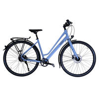 TREKKING Lady Super Deluxe Himmelblau 8 Gang 28 Zoll Gr: 48cm - Blau, Metall (48cm) - Hawk Bikes