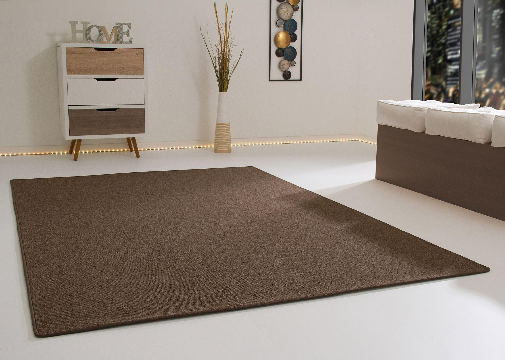 MODERNER TEPPICH 100/200 cm Meddon - Braun, Textil (100/200cm) - Steffensmeier