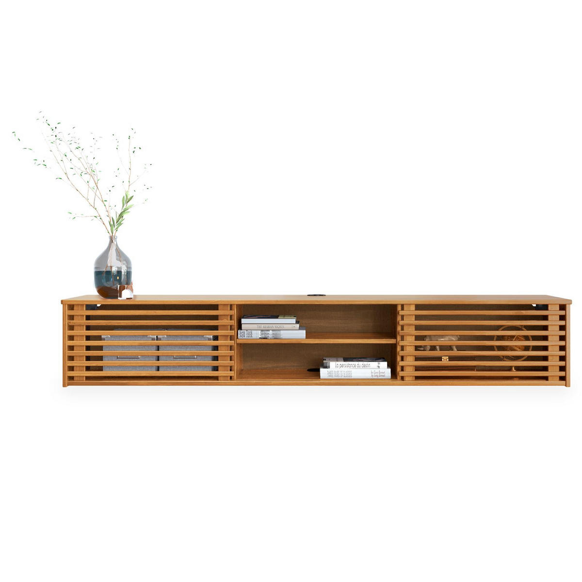 LOWBOARD RIAN Eiche - Eichefarben, Holz (175/30/34cm) - IDIMEX