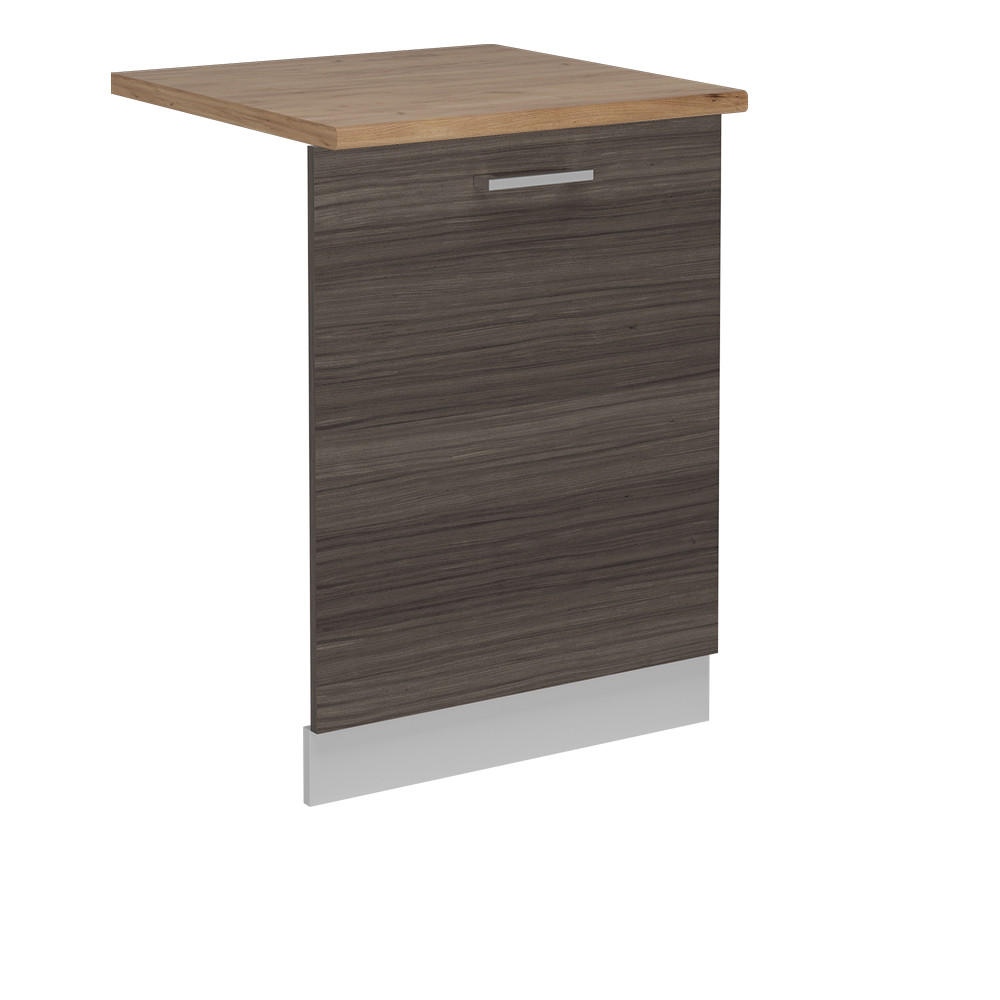 KRYT MYČKY NÁDOBÍ R-Line Ušlechtilá šedá - bílá/šedá, kompozitní dřevo (60/81.8/1.6cm) - Vicco