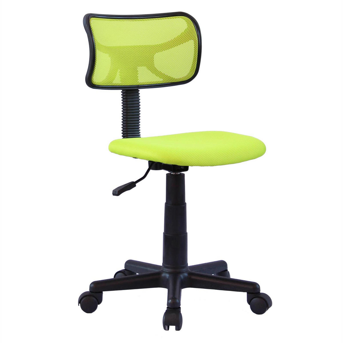 KINDERDREHSTUHL MILAN - Grün, Kunststoff/Textil (42/85/48cm) - IDIMEX