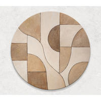 GEMÄLDE Ornamente der Zeit auf Keilrahmen 100 cm - Beige, Holz (100/100cm) - YS-art gallery