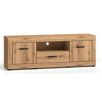 LOWBOARD Dora Evoke Eiche 160 / 40 / 55 cm - Eichefarben/Braun, Holz/Holzwerkstoff (160/55/40cm) - Feldmann-Wohnen