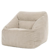 SITZSACK Cord Sessel Natalia - Beige, Textil (97/73/84cm) - icon
