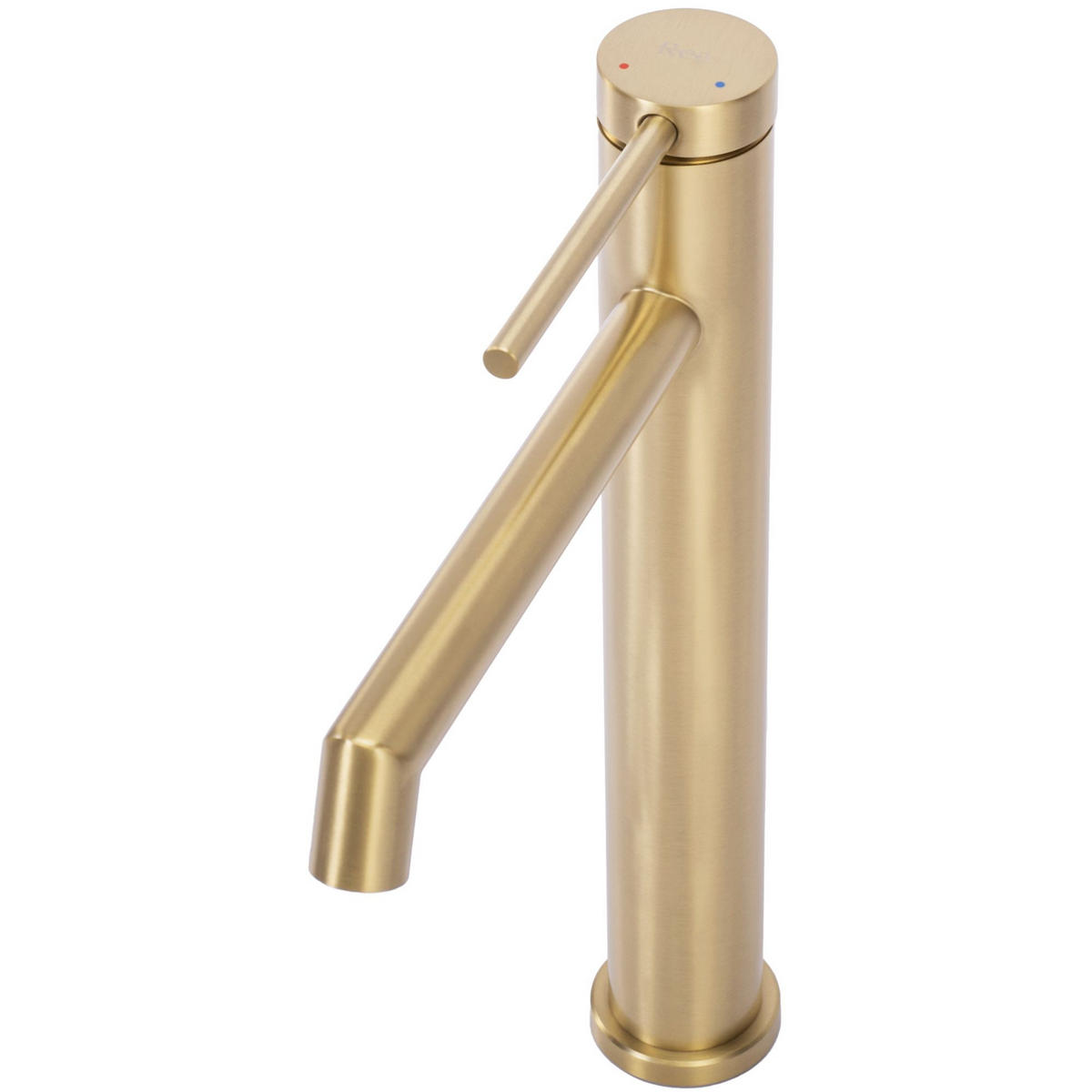 WASCHBECKENARMATUR FOSS GOLD BRUSH HIGH 20/4/29,5 cm - Goldfarben, Metall (4/29.5/20cm) - REA
