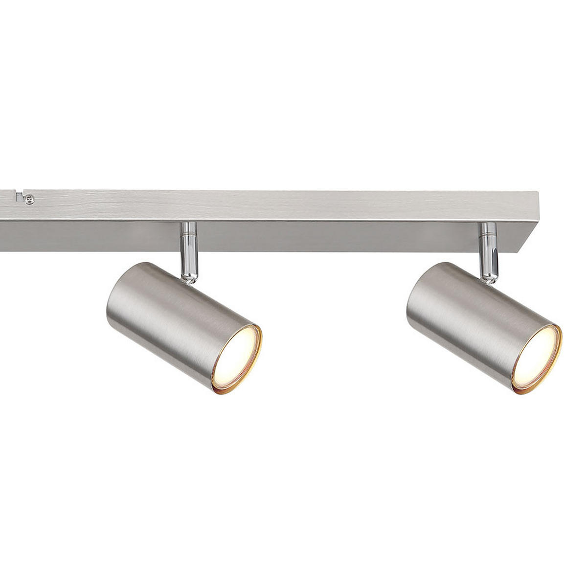 LED DECKENLEUCHTE Robby Metall Silber 6 Flammig - Silberfarben, Metall (70/35/17cm) - Globo Lighting