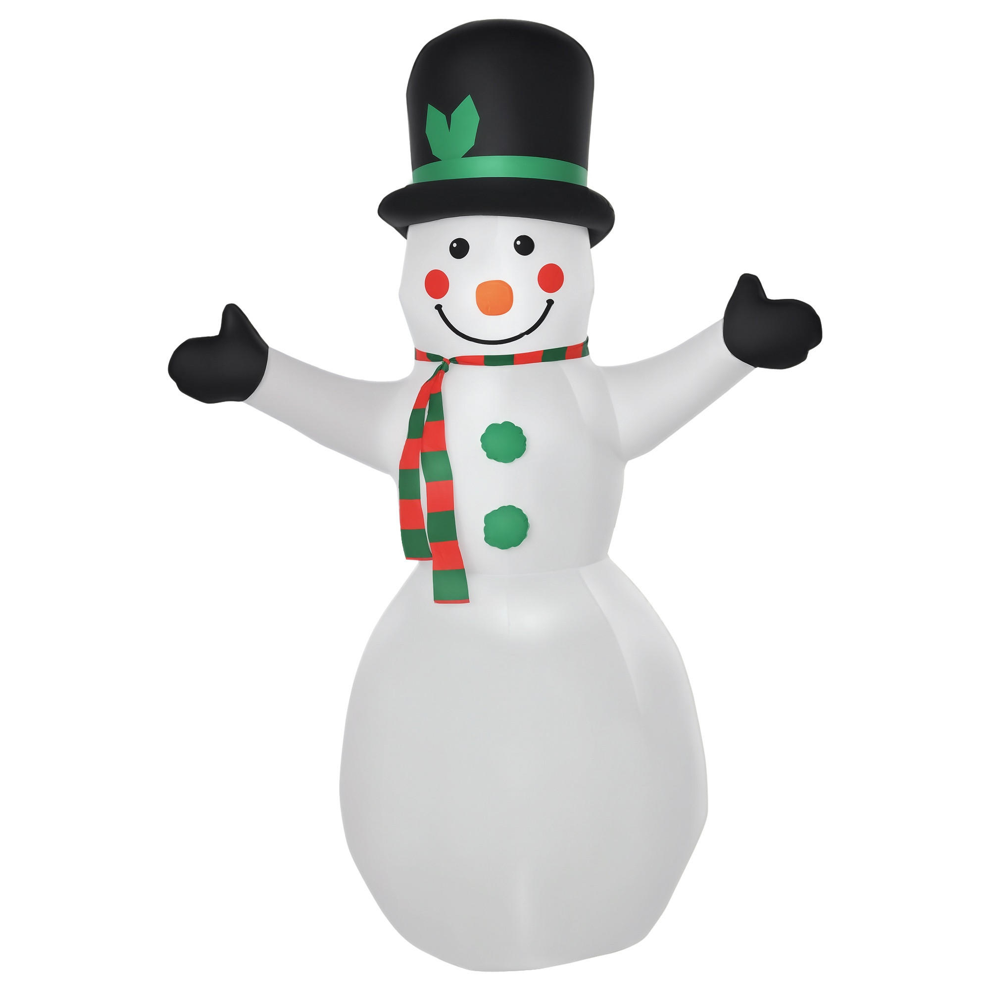 XXXLutz Weihnachts-Schneemann Weiß 72x193x130 cm