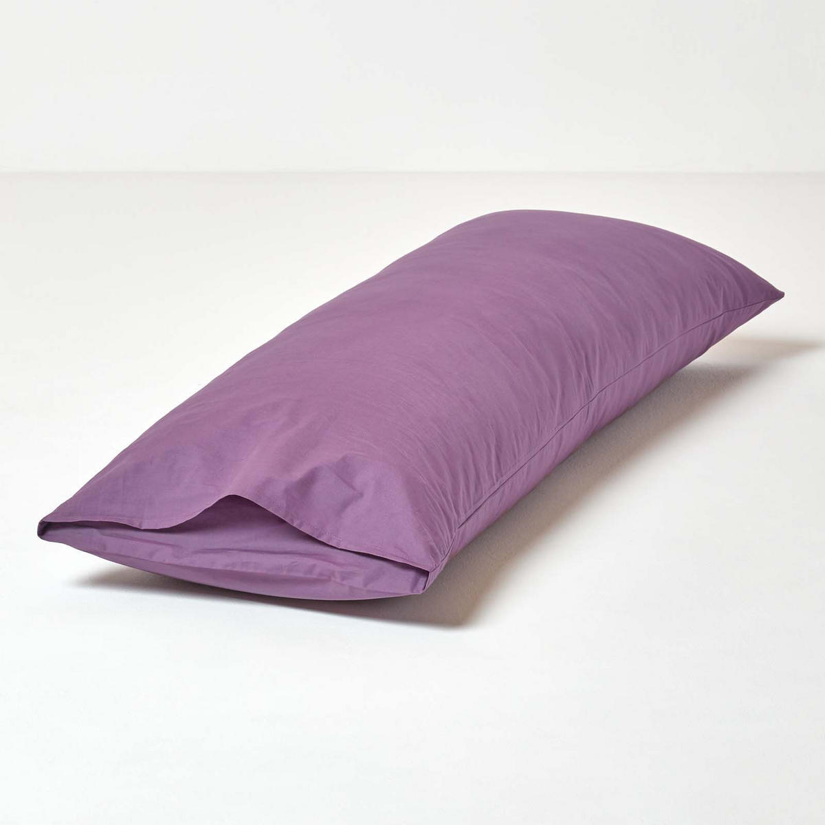 SEITENSCHLÄFERKISSENBEZUG Perkal, Fadendichte 200, 48/136 cm - Lila, Textil (50/140cm) - Homescapes