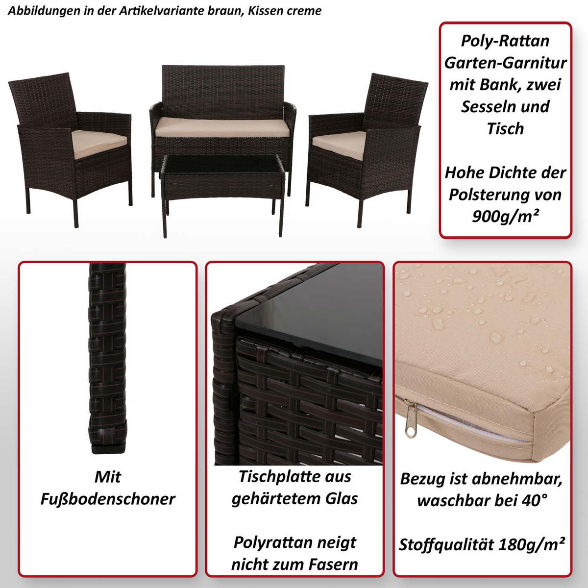 ZÁHRADNÝ NÁBYTOK Sivá, Svetlo sivá - sivá/svetlosivá, plast - MCW