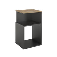 NACHTTISCH Elios Anthrazit/Goldkraft Eiche 40 x 65.3 cm - Honigeiche/Anthrazit, Holzwerkstoff (40/65.3/35cm) - Vicco