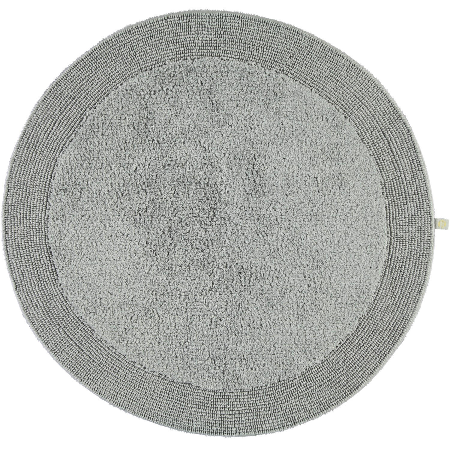 Thumbnail - Rhomtuft Badteppiche, Grau, Textil, 100x100 cm, Badtextilien, Badematten